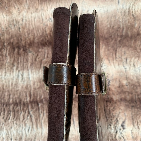 Born Gibb Knee High Riding Boot Distressed Brown Leather - Picture 8 of 12